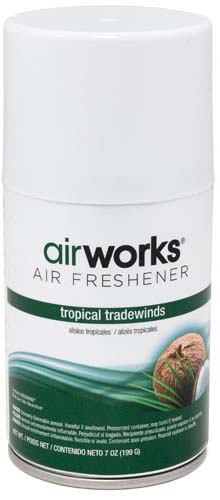 207mL Airworks® Metered Air Freshener, Tropical Tradewinds, Aerosol